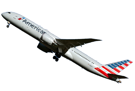 american airlines plane png